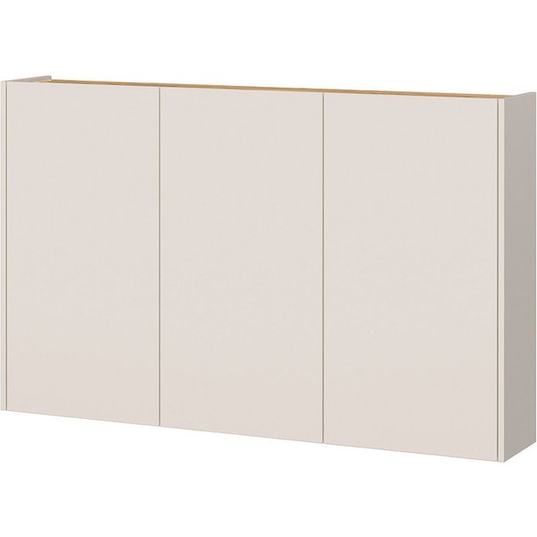 Lomadox Schuhschrank LAPUA-01 in Kaschmir und Eiche, 3-türig, ideal für schmale Flure