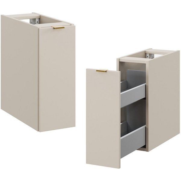 Lomadox Unterschrank DURANGO-56 20 cm breit, 1 Auszug, kaschmir