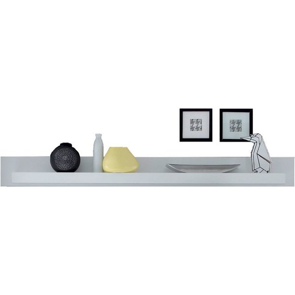 Lomadox Wandregal COLORADO-61, Wandboard Bücherregal Regal 200cm breit weiß