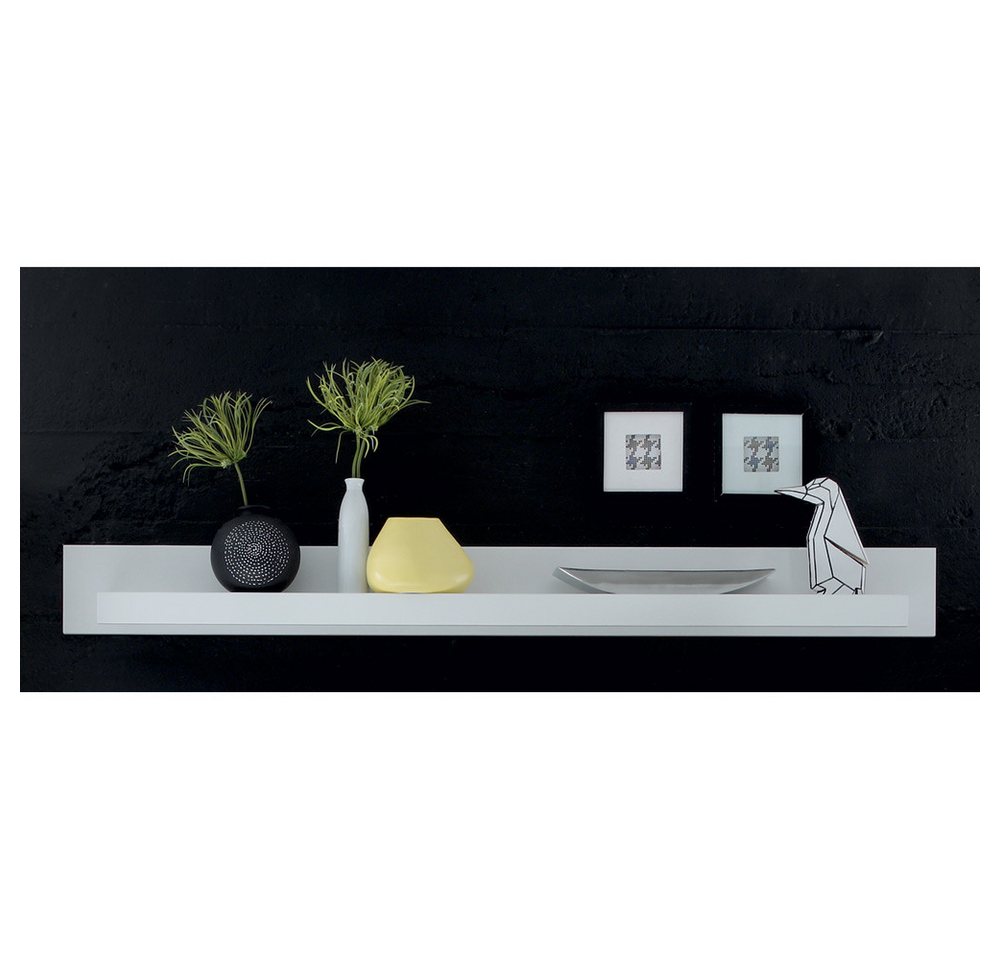 Lomadox Wandregal COLORADO-61, Wandboard Bücherregal Regal 200cm breit weiß – Bild 2 von 3