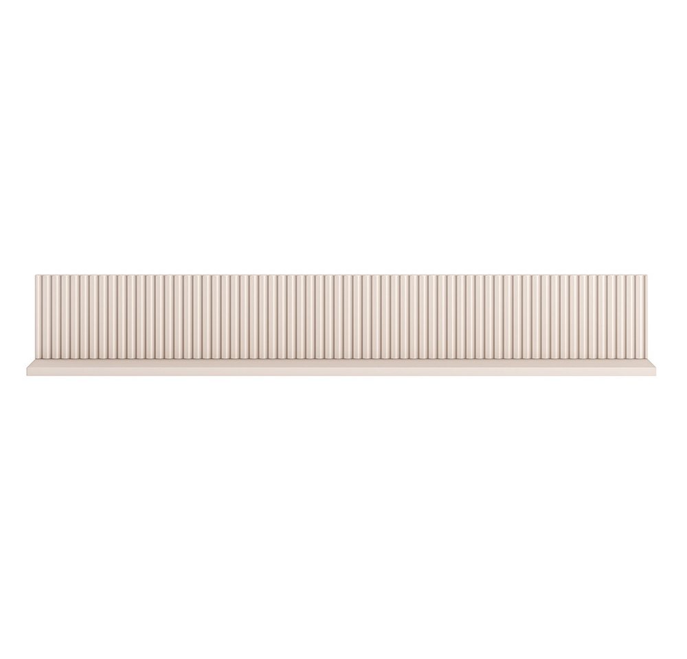 Lomadox Wandregal DINAR-131, kaschmir matt Rillen modern 120 cm breit – Bild 2 von 4
