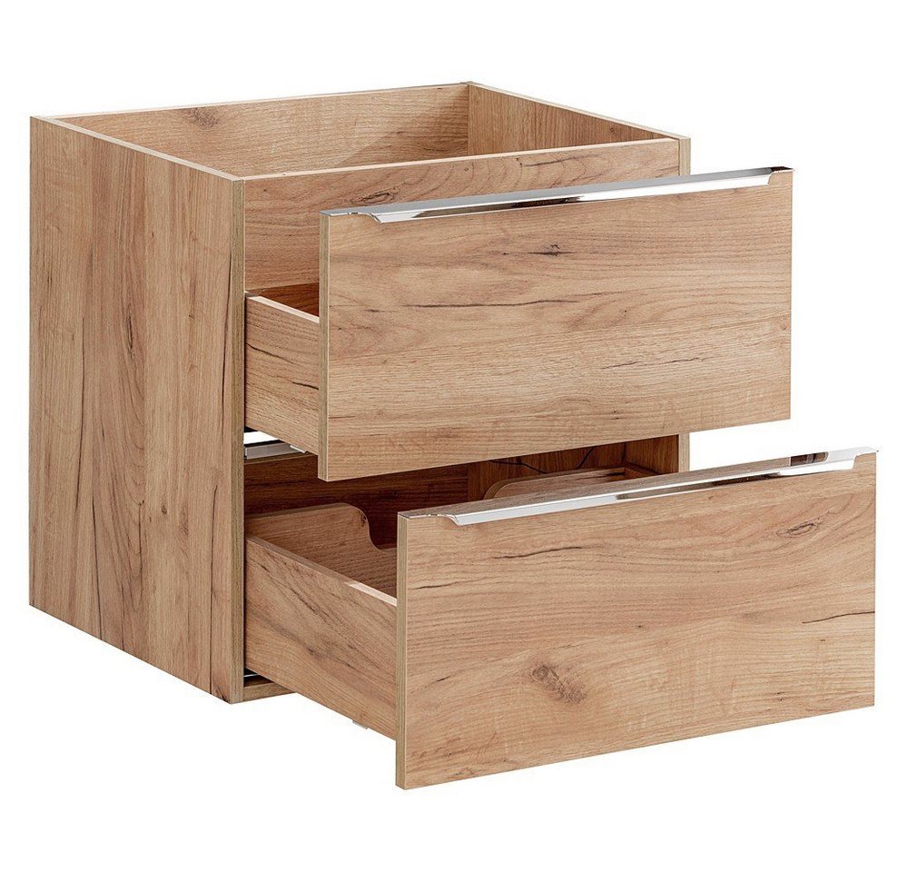 Lomadox Waschtisch TOSKANA-56, Wotaneiche Nb. 61/58,5/46 cm – Bild 3 von 5