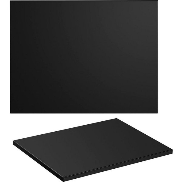 Lomadox Waschtischplatte ADELAIDE-56-BLACK, 60cm in matt schwarz, B/H/T ca. 60,6/2,2/46,5 cm