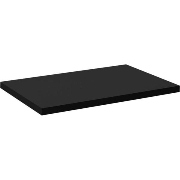 Lomadox Waschtischplatte NEWPORT-56-BLACK, 60cm, in schwarz
