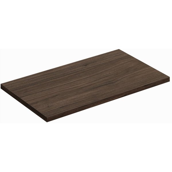 Lomadox Waschtischplatte TEMUCO-56-WALNUT, 80 cm breit in Walnuss