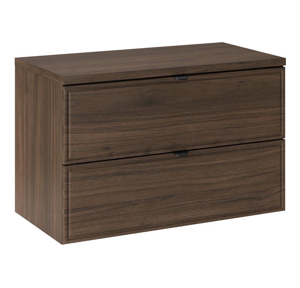 Lomadox Waschtischplatte TEMUCO-56-WALNUT, 80 cm breit in Walnuss – Bild 4 von 5
