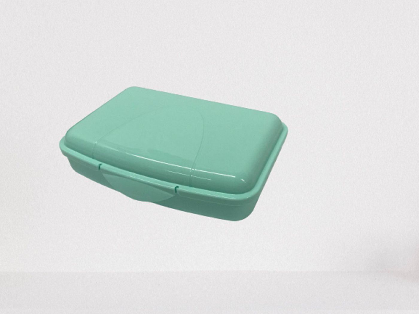 Lomatek Lunchbox flache Vesperdose 0,5l, Klickverschluß – Bild 2 von 3