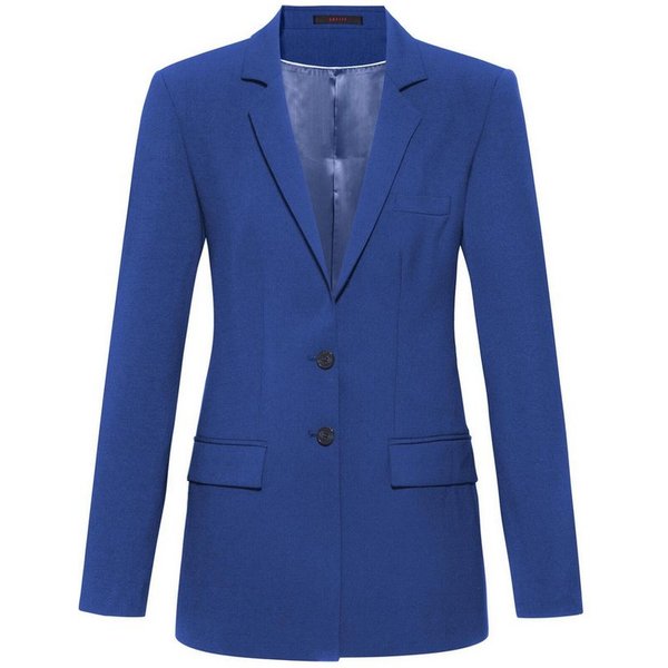 GREIFF Longblazer Greiff Corporate PREMIUM Damen Langblazer Regular-Fit Italian blue 32