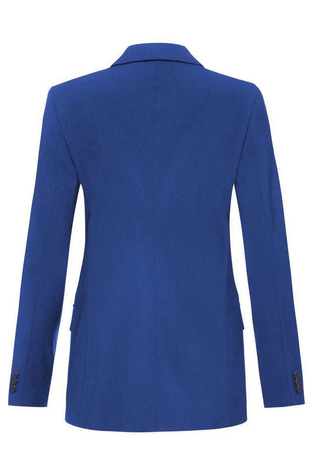 GREIFF Longblazer Greiff Corporate PREMIUM Damen Langblazer Regular-Fit Italian blue 32 – Bild 2 von 3