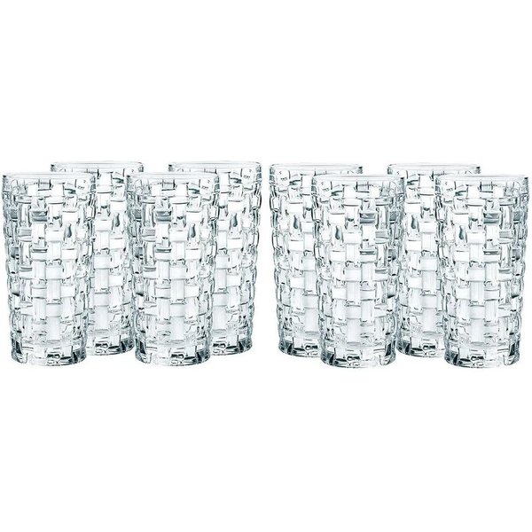 Nachtmann Longdrinkglas Nachtmann Bossa Nova Longdrink 8-er Set, Glas