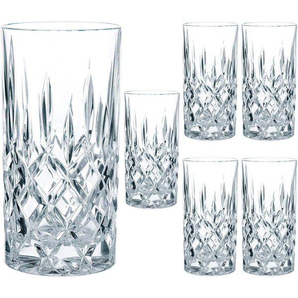 Nachtmann Longdrinkglas Nachtmann Longdrinkglas Noblesse, Made in Germany, 375 ml, 6-teilig