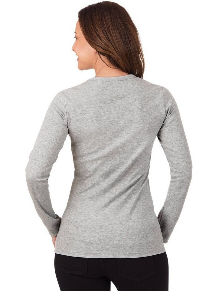 Trigema Longsleeve TRIGEMA Langarmshirt (1-tlg) – Bild 3 von 5