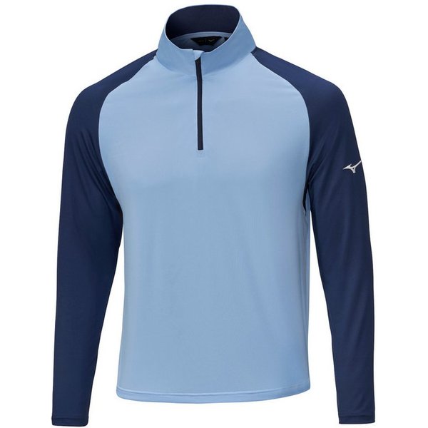Mizuno Longsweatshirt Mizuno Golf Layer Breeze Quick Dry 1/4 Zip Hellblau Herren