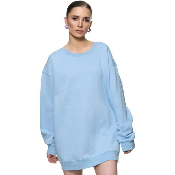 Worldclassca Longsweatshirt Worldclassca Oversized Sweatshirt Einfarbig Uni Langarmshirt Pullover