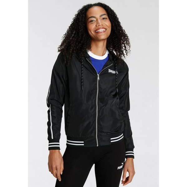 Lonsdale Blouson MERIDEN mit Kapuze, Reißverschluss, Raglanärmeln und Rippbündchen