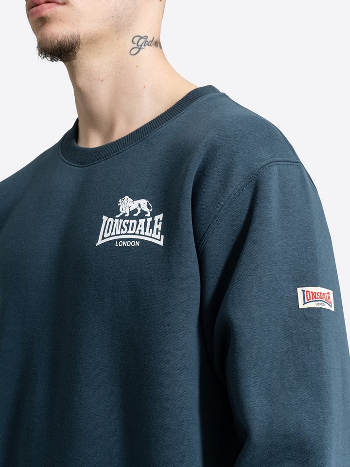 Lonsdale Sweatshirt HAIGHTON aus Baumwolle und Polyester, erhältlich in den Größen S bis XXXL – Bild 3 von 5