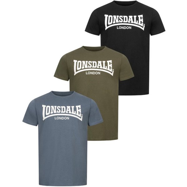Lonsdale T-Shirt HINSTOCK (Packung, 3-tlg)