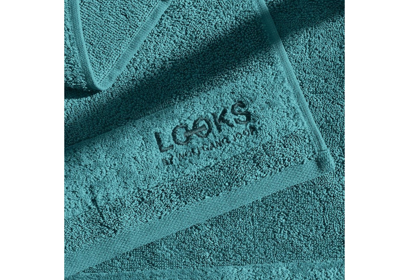 LOOKS by Wolfgang Joop Duschtuch LOOKS, Frottier (1-St), mit Logobestickung – Bild 4 von 5