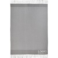 LOOKS BY WOLFGANG JOOP Plaid, 130 x 170 cm (Grau)