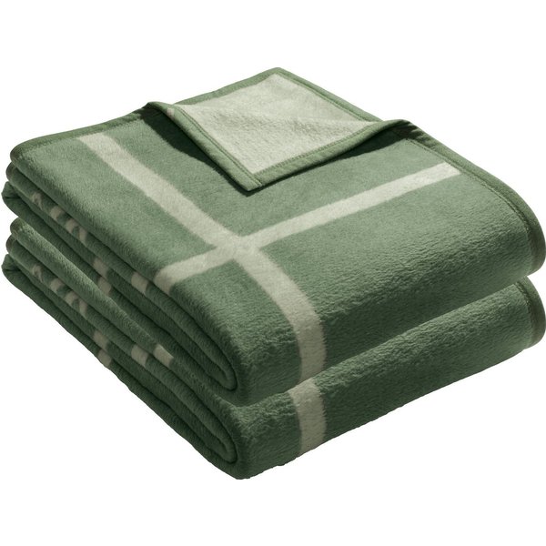 Wohndecke Wohndecke 2er-Pack, LOOKS by Wolfgang Joop, Baumwollmischung Karo