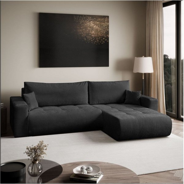 Lookway Ecksofa CLOUD mit Bettfunktion und Bettkasten, 277x83x143 xm