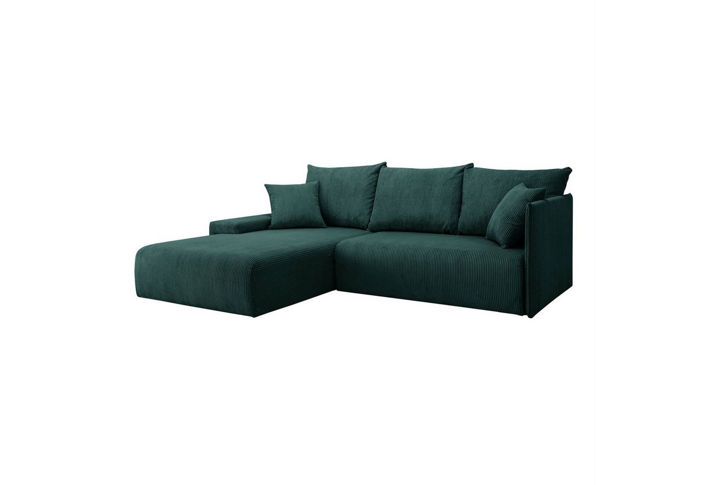 Lookway Ecksofa LAVIO in L-Form mit Schlaffunktion und Bettkasten, 246x188x93 cm – Bild 3 von 5