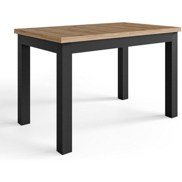Lookway Esstisch TIVO, ausziehbar, 120–160 cm (1 Tisch), Länge: 120–160 cm, Höhe: 78,5 cm.