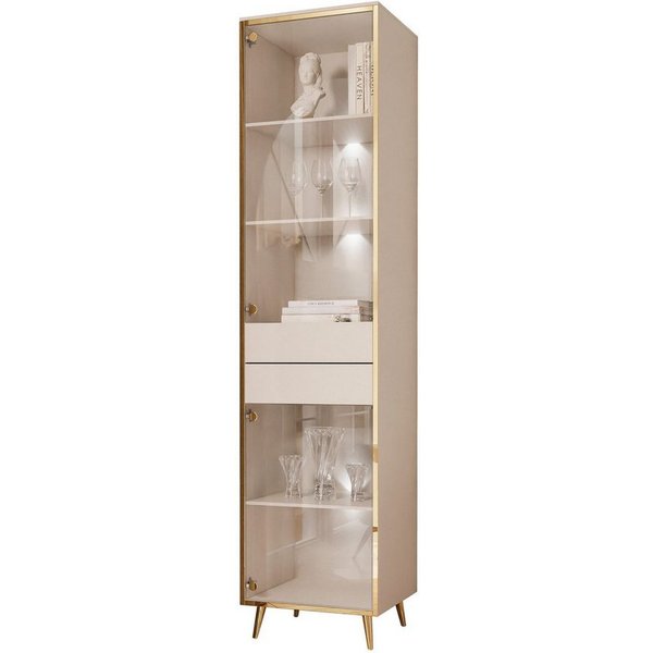 Lookway Glasvitrine AURORA KASZMIR mit LED-Beleuchtung Breite: 45 cm