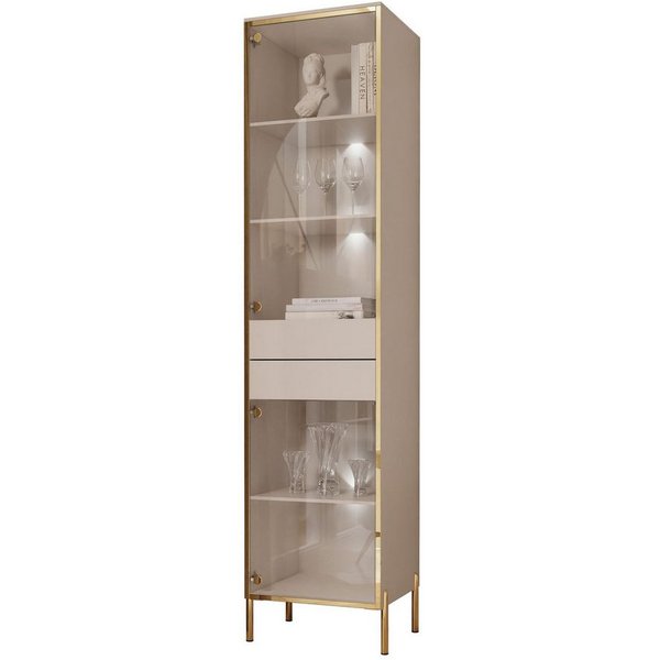 Lookway Glasvitrine AURORA KASZMIR mit LED-Beleuchtung Breite: 45 cm
