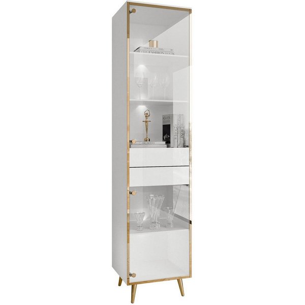 Lookway Glasvitrine AURORA mit LED-Beleuchtung Breite: 45 cm