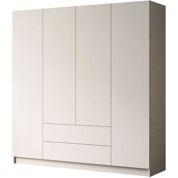 Lookway Kleiderschrank AUREL 4D2SZ KASCHMIR mit Schubladen 200x57x210 cm