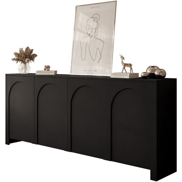 Lookway Kommode ARIADNA mit vier Türen (1x Kommode), 204x83x35 cm