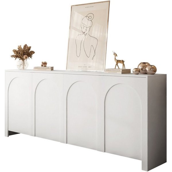 Lookway Kommode ARIADNA mit vier Türen (1x Kommode), 204x83x35 cm