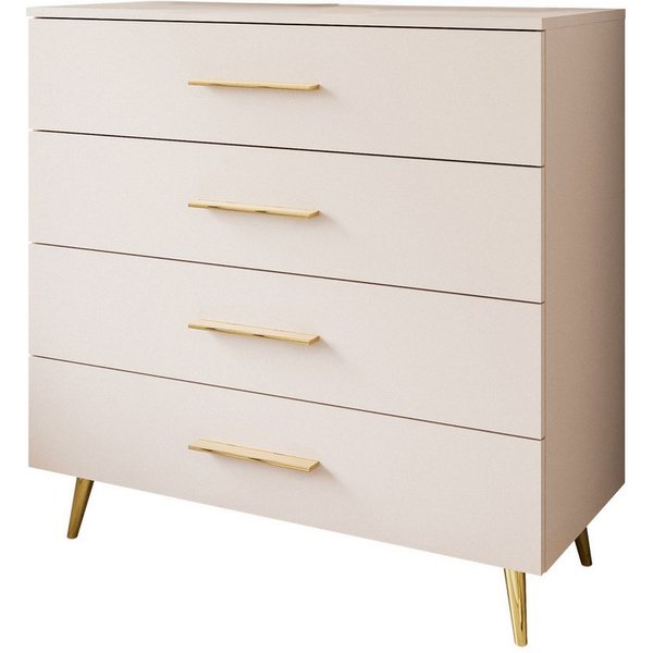 Lookway Kommode AURA KASCHMIR 4S mit Schubladen, 95x40x90 cm