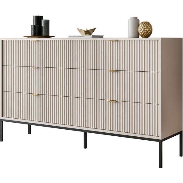 Lookway Kommode CORTADO KS154 mit Schubladen, 154x39x91 cm