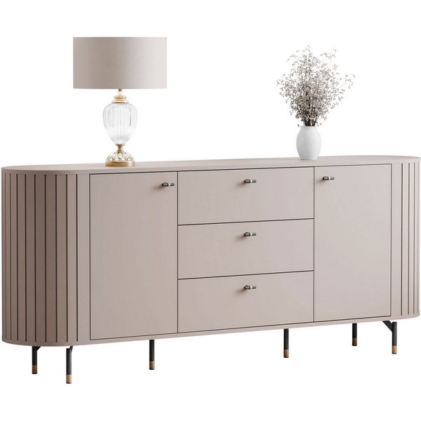 Lookway Kommode ELODIE 190 2D3S mit 3 Schubladen (1x Kommode), 190x81x40 cm