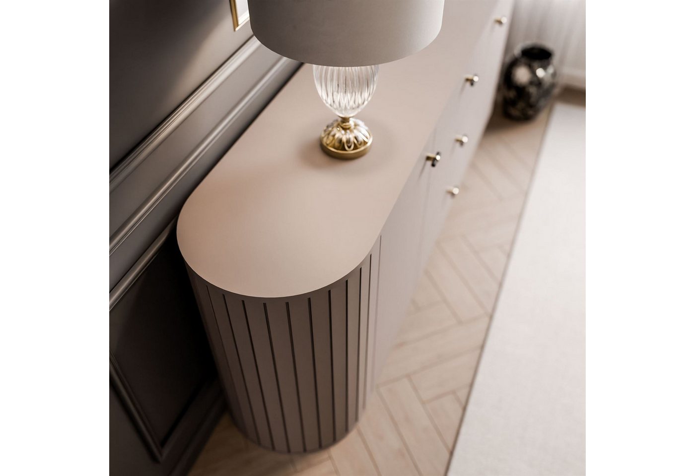 Lookway Kommode ELODIE 190 2D3S mit 3 Schubladen (1x Kommode), 190x81x40 cm – Bild 4 von 5