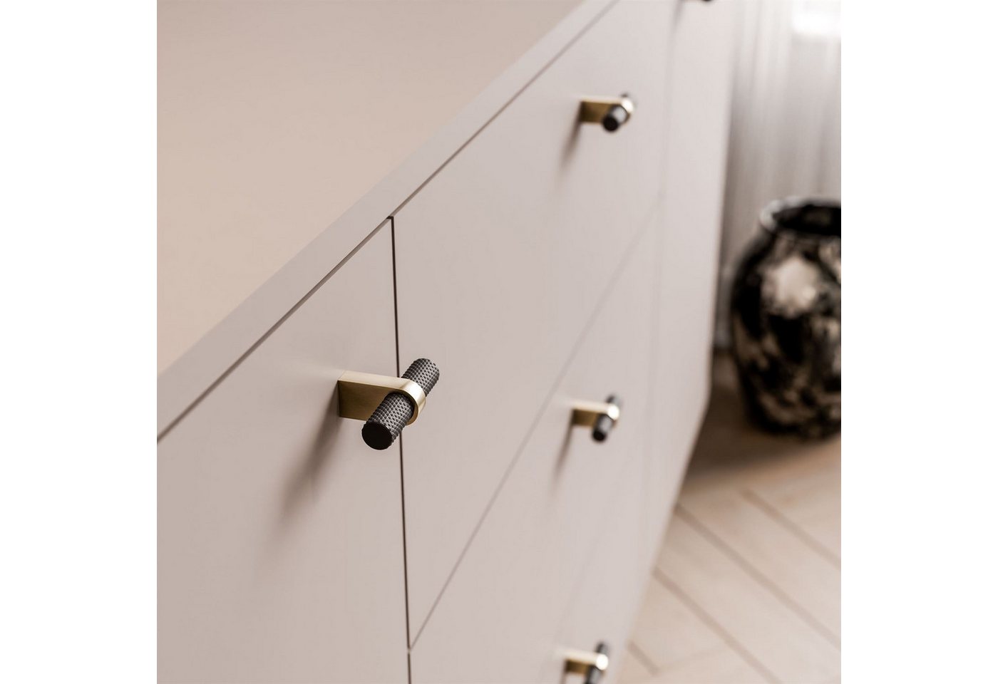 Lookway Kommode ELODIE 190 2D3S mit 3 Schubladen (1x Kommode), 190x81x40 cm – Bild 5 von 5