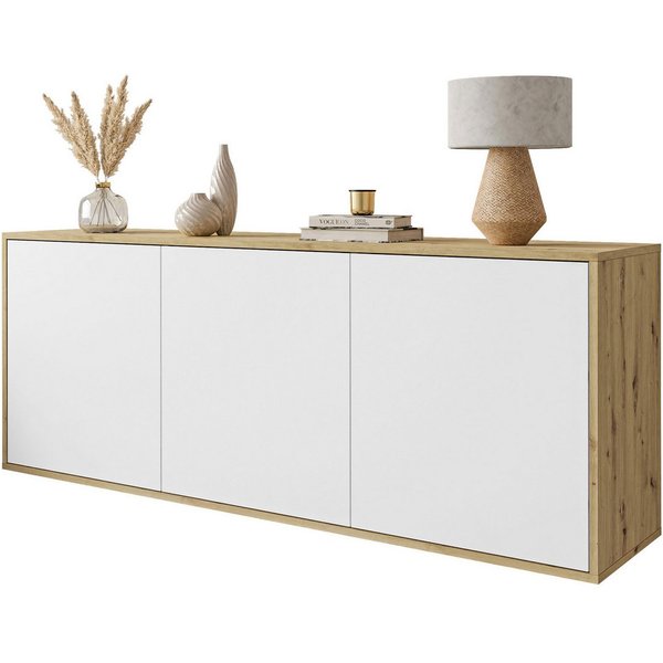 Lookway Kommode SANAYI Hängekommode Artisan Eiche, 154x40x60 cm