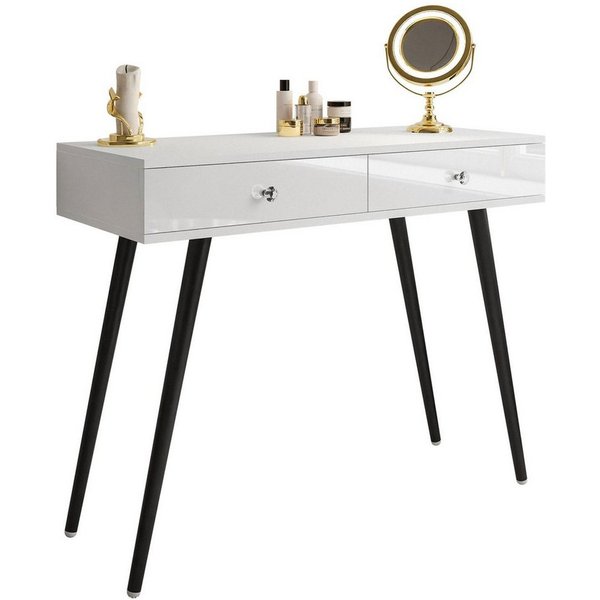 Lookway Konsolentisch SIENNA LOFT auf schwarzen Beinen (1x Konsole), 100x81x42 cm