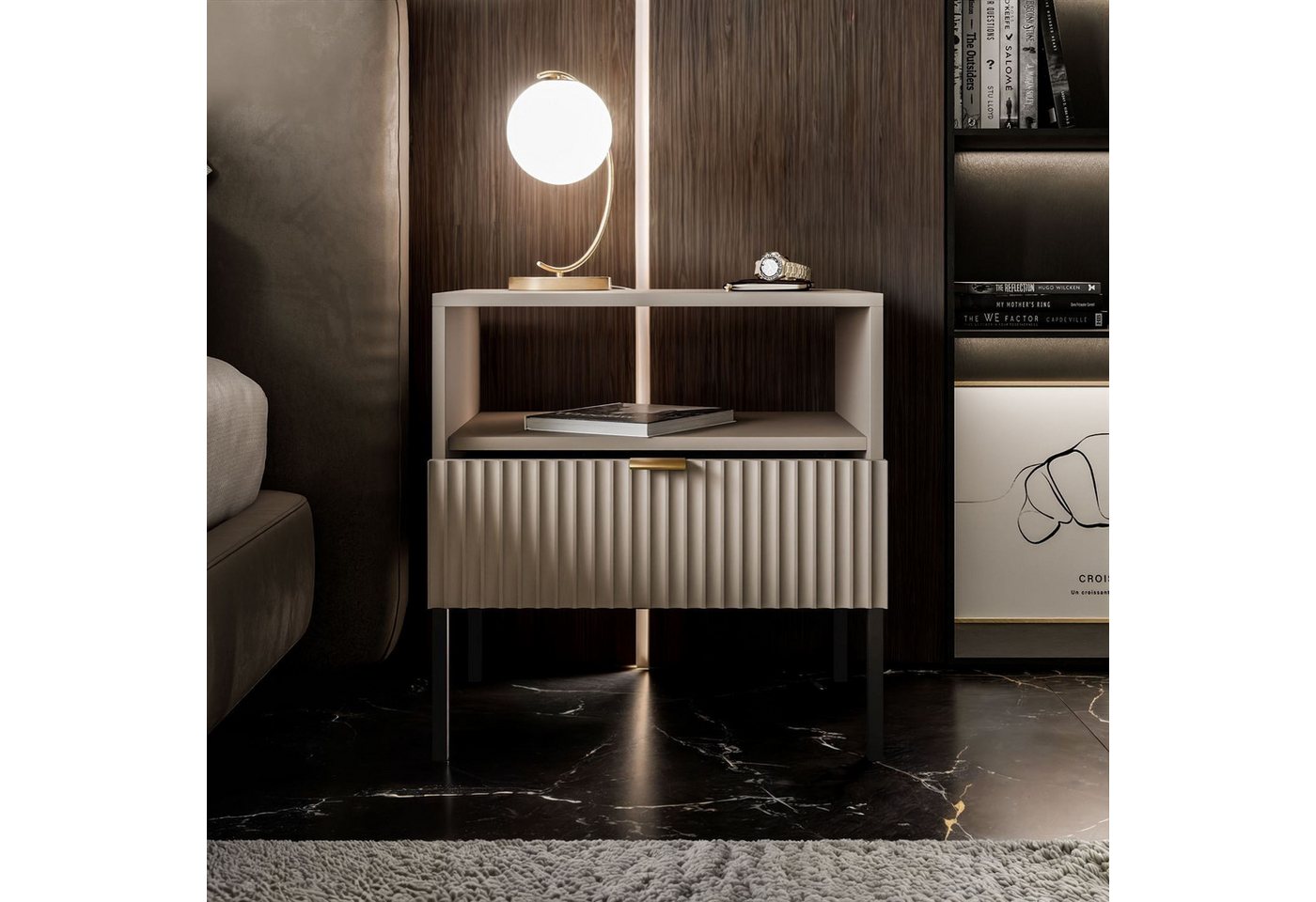 Lookway Nachttisch CORTADO S54, 54x39x56 cm – Bild 5 von 5