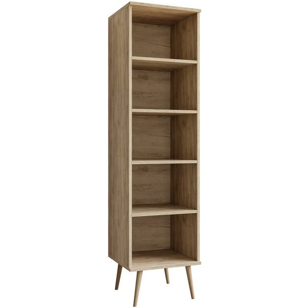 Lookway Standregal Harmony Bücherregal mit 5 Fächern, 46x32x180 cm
