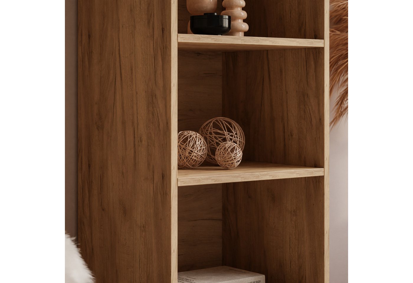 Lookway Standregal Harmony Bücherregal mit 5 Fächern, 46x32x180 cm – Bild 4 von 5