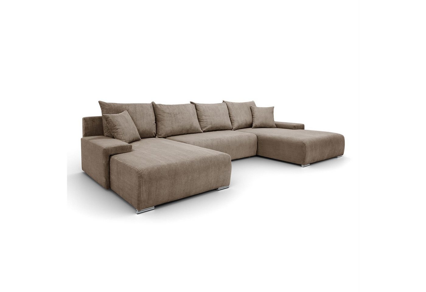 Lookway Wohnlandschaft LAVIO U – großes Ecksofa in U-Form, modernes Design, 348x188x93 cm – Bild 2 von 5