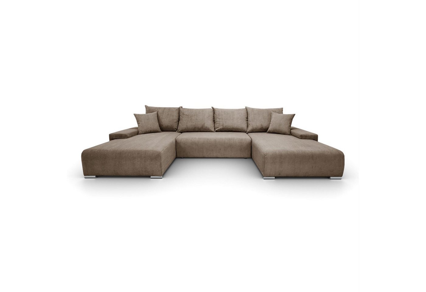 Lookway Wohnlandschaft LAVIO U – großes Ecksofa in U-Form, modernes Design, 348x188x93 cm – Bild 3 von 5
