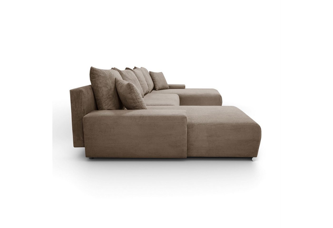 Lookway Wohnlandschaft LAVIO U – großes Ecksofa in U-Form, modernes Design, 348x188x93 cm – Bild 4 von 5