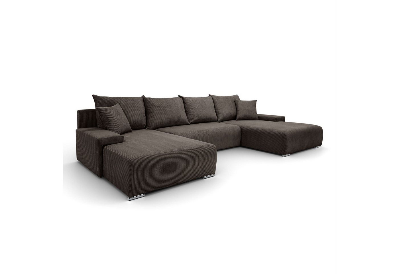 Lookway Wohnlandschaft LAVIO U – großes Ecksofa in U-Form, modernes Design, 348x188x93 cm – Bild 2 von 5