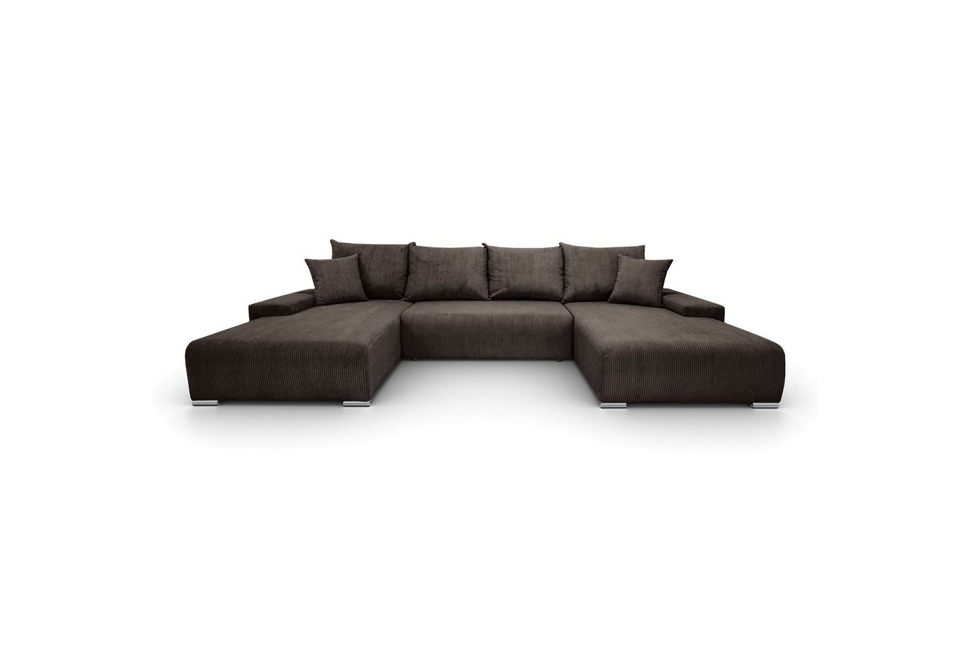 Lookway Wohnlandschaft LAVIO U – großes Ecksofa in U-Form, modernes Design, 348x188x93 cm – Bild 3 von 5