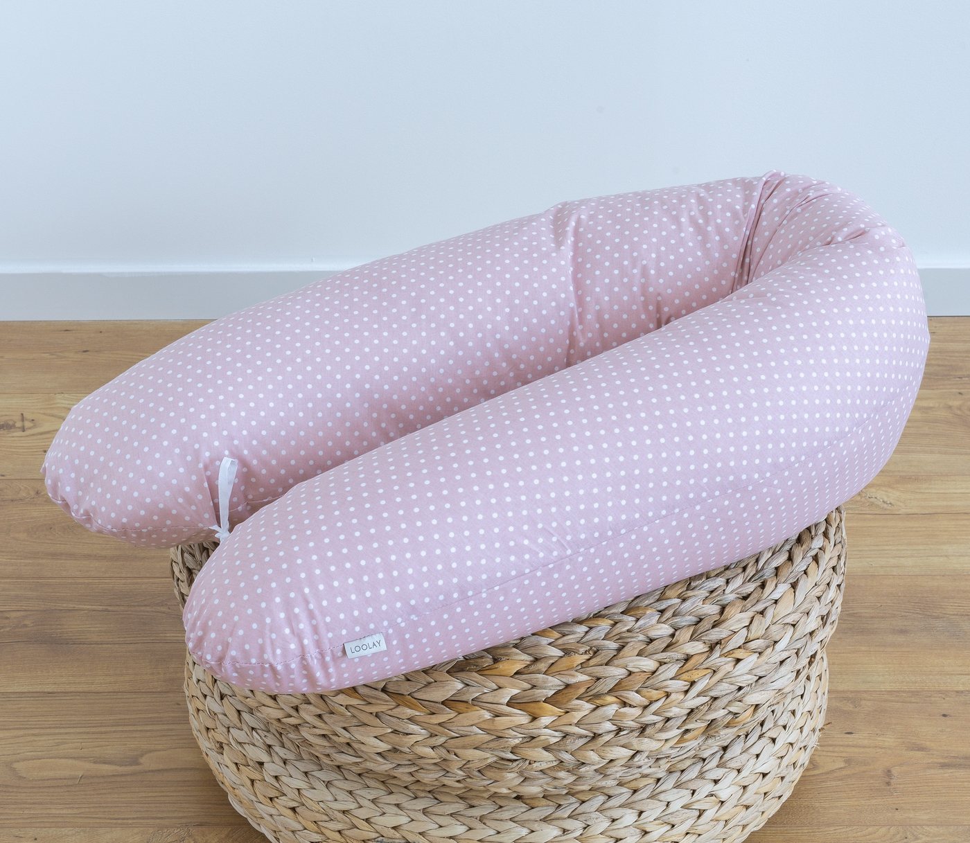 Loolay Seitenschläferkissen M/ L oder L/ XL Schwangerschaftskissen Stillkissen Schlafen Kissen, M/ L oder L/ XL Lagerungskissen + 100% Baumwolle Bezug 170 und 1 – Bild 3 von 5