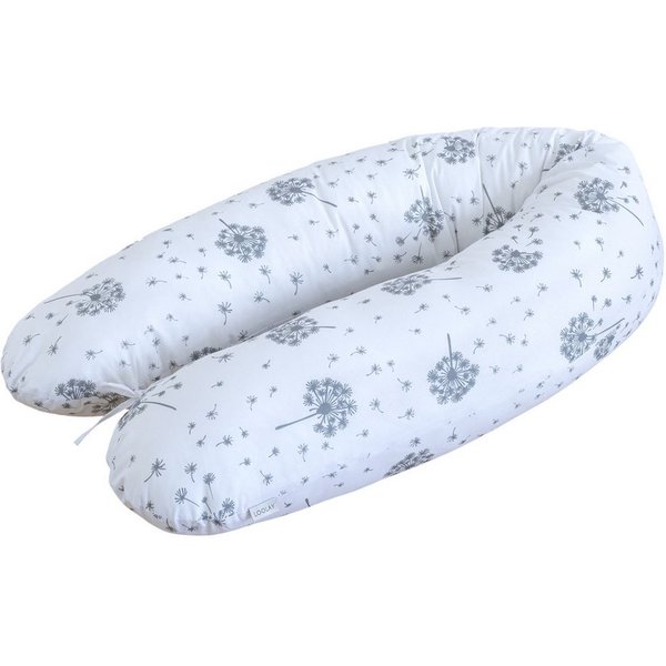 Loolay Seitenschläferkissen M/ L oder L/ XL Schwangerschaftskissen Stillkissen Schlafen Kissen, M/ L oder L/ XL Lagerungskissen + 100% Baumwolle Bezug 170 und 1